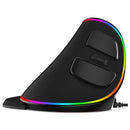Mouse wired vertical dinâmico ante dor no pulso. - Shopmix