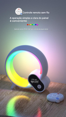 🌈 Luminária Inteligente com Controle Remoto 360°