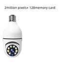 WiFi CAMERA 1080P Bulb 4X Zoom Camera E27 Home 5GWiFi Alarm Monitor - Shopmix