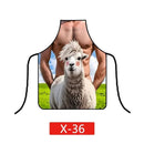 Sexy Creative Funny Waterproof Baking Aprons for Men Women Barbecue Party Hotel Friends Lovers Interest Decorative Apron - Shopmix