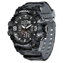 RELÓGIO SMAEL MILITAR,CAMUFLADO RESISTENTE - Shopmix