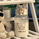 Copo de água transparente Anime Hello Kitty Pochacco 600ml - Shopmix