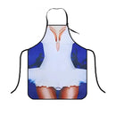 Sexy Creative Funny Waterproof Baking Aprons for Men Women Barbecue Party Hotel Friends Lovers Interest Decorative Apron - Shopmix