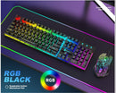 Kit teclado e mouse led dinâmico luminoso - Shopmix
