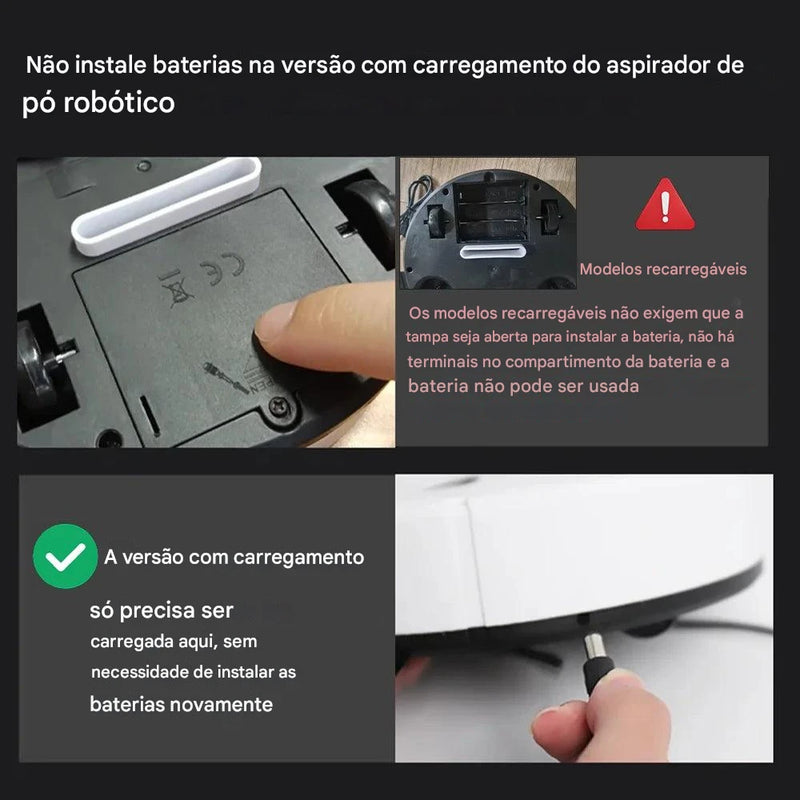 Robô aspirador de pó automatico