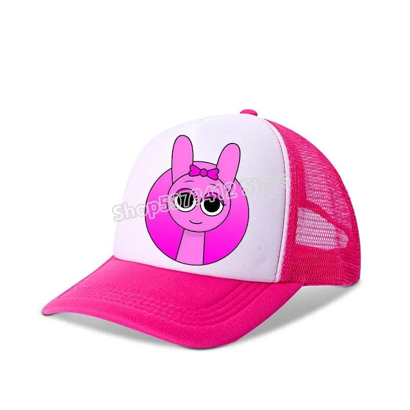 Sprunki Baseball Cap Boy Adjustable Hat Men Women Accessories Summer Sunshade Caps Decoration Incredibox Hip Hop Trucker Hats - Shopmix