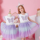 vestidos de princesa borboletas lantejoulas tutu - Shopmix