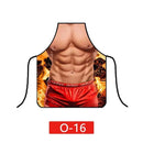Sexy Creative Funny Waterproof Baking Aprons for Men Women Barbecue Party Hotel Friends Lovers Interest Decorative Apron - Shopmix