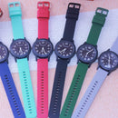 Relógio ultra slim casual simples unissex. - Shopmix