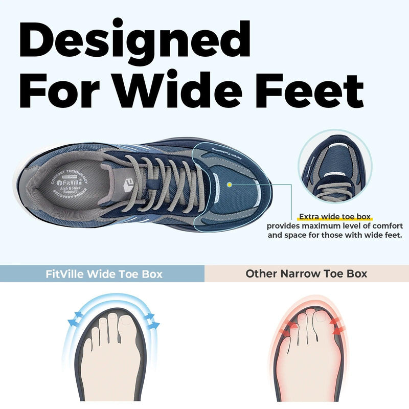 Sapato Fitville Extra Wide ortopedico - Shopmix