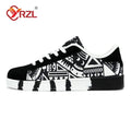 TENIS YRZL esportivo masculino de lona estilo geométrico com cadarço - Shopmix