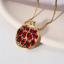 1PC Fashionable and Creative Pomegranate Seed Necklace Women's Necklace Jewelry, Perfect Jewelry Gift for Lovers and Friends - Shopmix