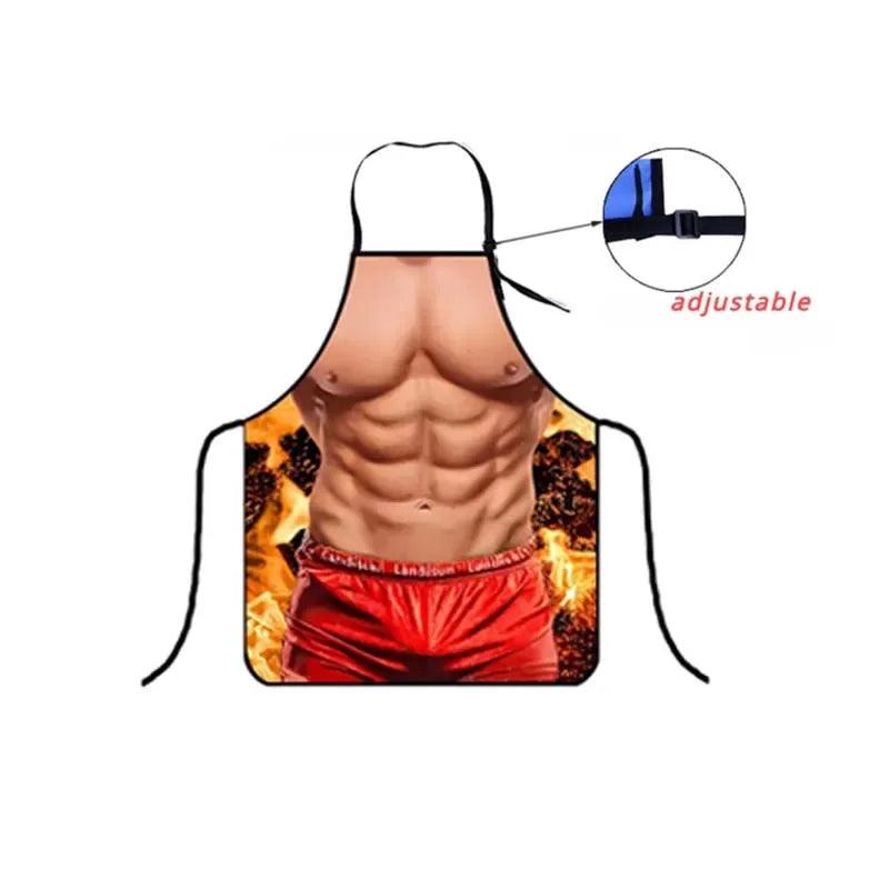 Sexy Creative Funny Waterproof Baking Aprons for Men Women Barbecue Party Hotel Friends Lovers Interest Decorative Apron - Shopmix