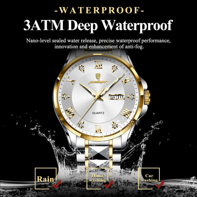 RELOGIO POEDAGAR ELEGANTE PREMIUN - Shopmix