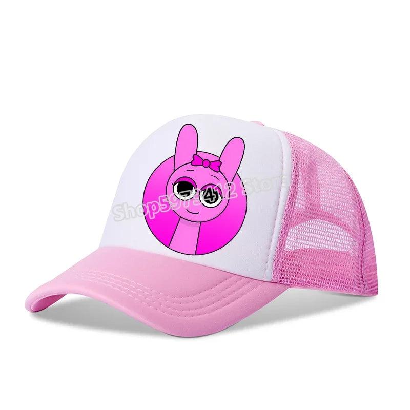 Sprunki Baseball Cap Boy Adjustable Hat Men Women Accessories Summer Sunshade Caps Decoration Incredibox Hip Hop Trucker Hats - Shopmix