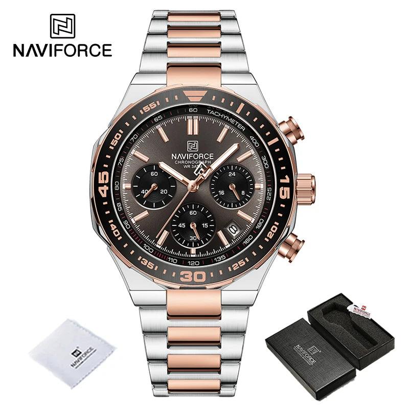 Relógio Naviforce Multifncional casual elegante - Shopmix