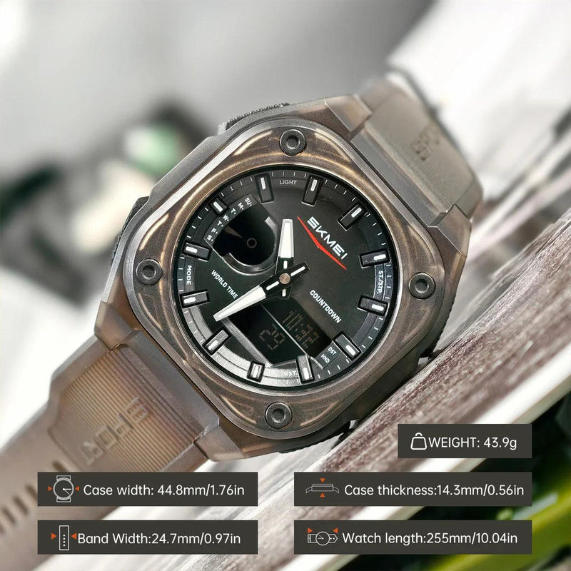 Relogio skimel casual sport unissex - Shopmix