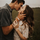 Vnox Custom Valentines Day Gift Jewelry for Couples, Love Promise Bracelets for Women Men, Heart Charm Figaro Chain Bracelets - Shopmix