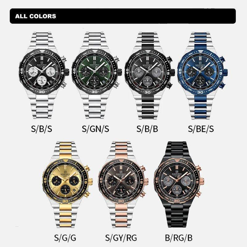 Relógio Naviforce Multifncional casual elegante - Shopmix