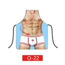 Sexy Creative Funny Waterproof Baking Aprons for Men Women Barbecue Party Hotel Friends Lovers Interest Decorative Apron - Shopmix
