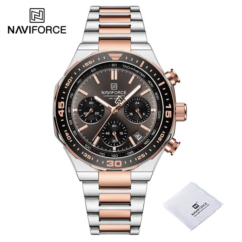 Relógio Naviforce Multifncional casual elegante - Shopmix