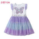 vestidos de princesa borboletas lantejoulas tutu - Shopmix