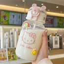 Copo de água transparente Anime Hello Kitty Pochacco 600ml - Shopmix