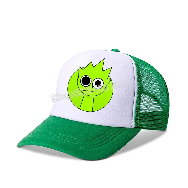 Sprunki Baseball Cap Boy Adjustable Hat Men Women Accessories Summer Sunshade Caps Decoration Incredibox Hip Hop Trucker Hats - Shopmix