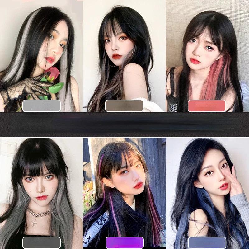 Extensão de cabelo sintético colorido - Shopmix