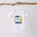 Macacão First Tooth infantil, - Shopmix