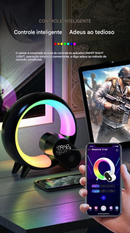 🌈 Luminária Inteligente com Controle Remoto 360°