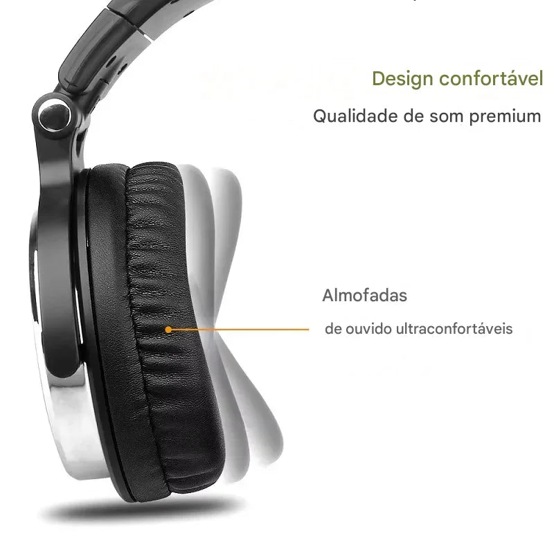 🎧 OneOdio Pro-10 – O Som dos Profissionais, Direto no Seu Ouvido!